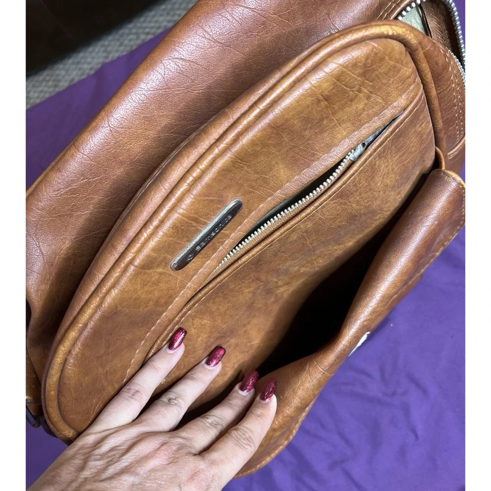 Samsonsite Sonora Shoulder/Carry On Bag/Luggage Vintage 1970s Brown EUC